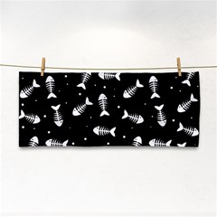 Fish Bones Pattern Cosmetic Storage Cases by Valentinaart