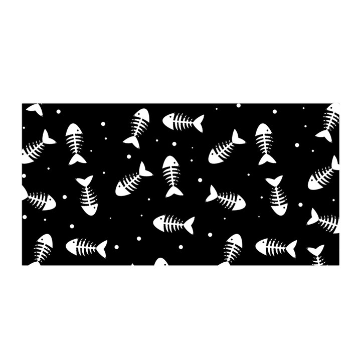 Fish bones pattern Satin Wrap