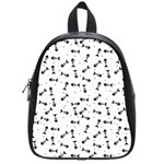 Fish bones pattern School Bag (Small) Front