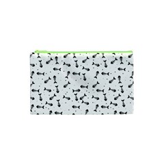 Fish Bones Pattern Cosmetic Bag (xs) by Valentinaart