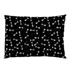 Fish Bones Pattern Pillow Case