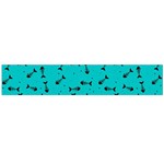 Fish bones pattern Flano Scarf (Large) Front