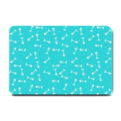 Fish Bones Pattern Small Doormat  by ValentinaDesign