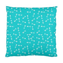 Fish Bones Pattern Standard Cushion Case (one Side) by ValentinaDesign