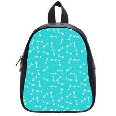 Fish bones pattern School Bag (Small)