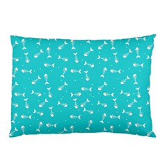 Fish Bones Pattern Pillow Case (two Sides) by ValentinaDesign