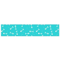 Fish bones pattern Flano Scarf (Small)