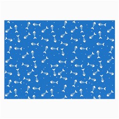 Fish bones pattern Large Glasses Cloth (2-Side)