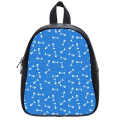 Fish bones pattern School Bag (Small)