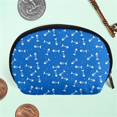 Fish bones pattern Accessory Pouches (Large) 