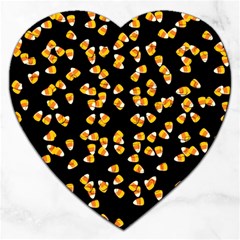 Candy Corn Jigsaw Puzzle (heart) by Valentinaart