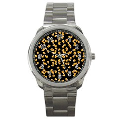 Candy Corn Sport Metal Watch by Valentinaart