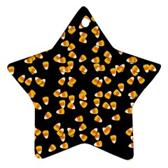 Candy Corn Star Ornament (two Sides) by Valentinaart