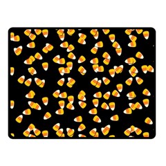 Candy Corn Fleece Blanket (small) by Valentinaart