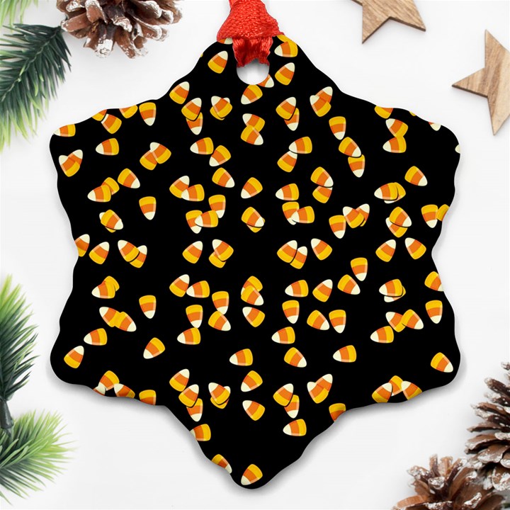 Candy Corn Ornament (Snowflake)