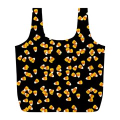 Candy Corn Full Print Recycle Bags (l)  by Valentinaart