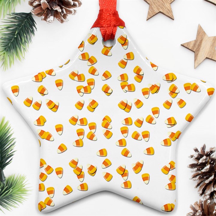 Candy Corn Star Ornament (Two Sides)