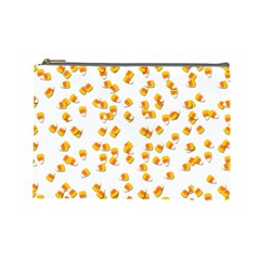 Candy Corn Cosmetic Bag (large)  by Valentinaart