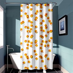 Candy Corn Shower Curtain 36  X 72  (stall)  by Valentinaart