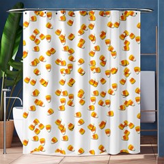 Candy Corn Shower Curtain 60  X 72  (medium)  by Valentinaart