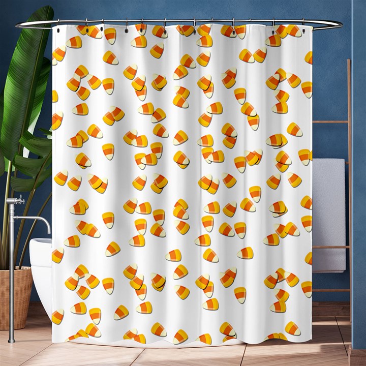 Candy Corn Shower Curtain 60  x 72  (Medium) 