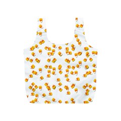 Candy Corn Full Print Recycle Bags (s)  by Valentinaart