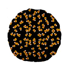 Candy Corn Standard 15  Premium Round Cushions by Valentinaart