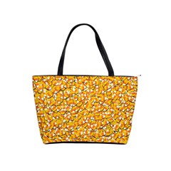 Candy Corn Shoulder Handbags by Valentinaart