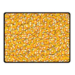 Candy Corn Fleece Blanket (small) by Valentinaart