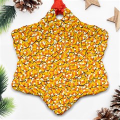 Candy Corn Ornament (snowflake) by Valentinaart