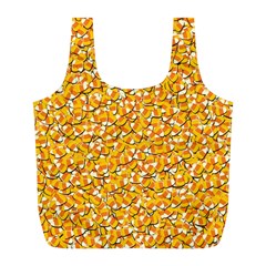 Candy Corn Full Print Recycle Bags (l) 