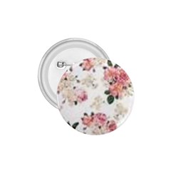 Pink And White Flowers  1 75  Buttons by MaryIllustrations