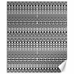 Aztec Influence Pattern Canvas 8  X 10  by ValentinaDesign