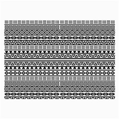 Aztec Influence Pattern Large Glasses Cloth by ValentinaDesign