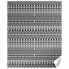 Aztec Influence Pattern Canvas 11  X 14   by ValentinaDesign