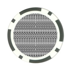 Aztec Influence Pattern Poker Chip Card Guard (10 Pack) by ValentinaDesign