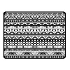 Aztec Influence Pattern Fleece Blanket (small) by ValentinaDesign