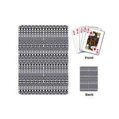 Aztec Influence Pattern Playing Cards (mini)  by ValentinaDesign