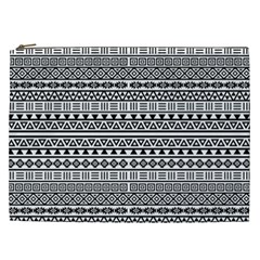 Aztec Influence Pattern Cosmetic Bag (xxl)  by ValentinaDesign