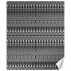 Aztec Influence Pattern Canvas 8  X 10  by ValentinaDesign