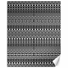 Aztec Influence Pattern Canvas 16  X 20   by ValentinaDesign