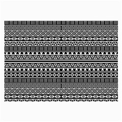 Aztec Influence Pattern Large Glasses Cloth (2-side) by ValentinaDesign