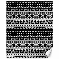 Aztec Influence Pattern Canvas 11  X 14   by ValentinaDesign