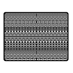 Aztec Influence Pattern Fleece Blanket (small) by ValentinaDesign