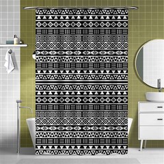 Aztec Influence Pattern Shower Curtain 48  X 72  (small)  by ValentinaDesign