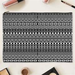 Aztec Influence Pattern Cosmetic Bag (xxxl)  by ValentinaDesign