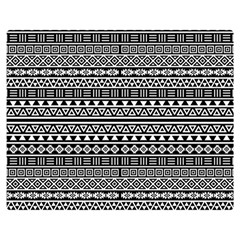 Aztec Influence Pattern Double Sided Flano Blanket (medium)  by ValentinaDesign