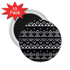 Aztec Influence Pattern 2 25  Magnets (10 Pack)  by ValentinaDesign