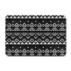 Aztec Influence Pattern Small Doormat  by ValentinaDesign