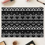 Aztec Influence Pattern Cosmetic Bag (XXXL)  Back